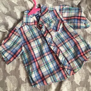 Toddler boy button up shirt